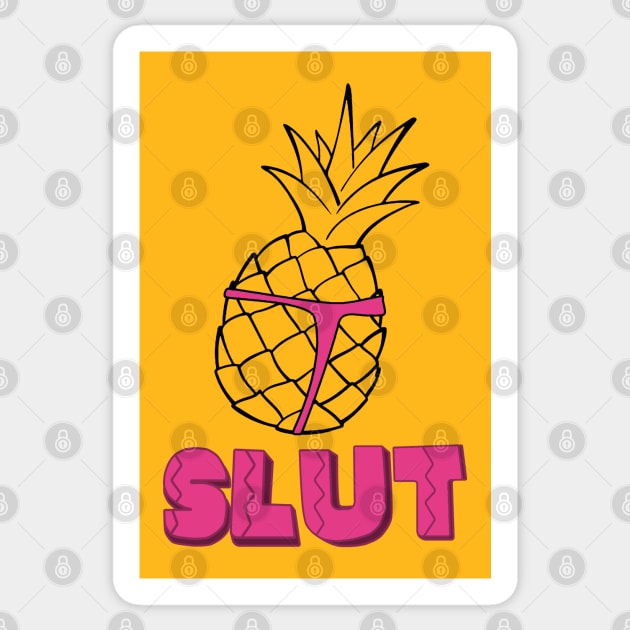 Pineapple Slut (from B99) Sticker by brendalee